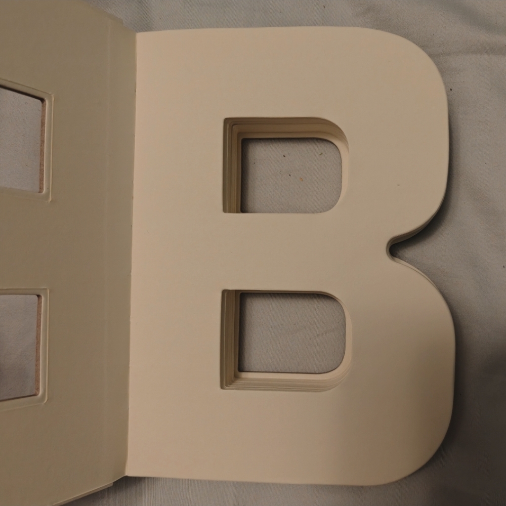 Unique B shaped notebook unlined. - Picture 4 of 4